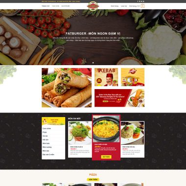 Theme wordpress nhà hàng ẩm thực