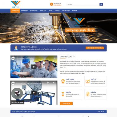 Theme wordpress cơ khí 01