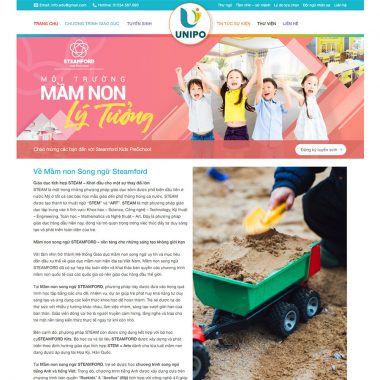 Theme wordpress trung tâm anh văn
