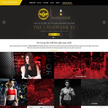Theme wordpress phòng tập Gym