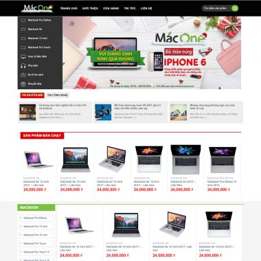 Theme wordpress bán máy tính - laptop