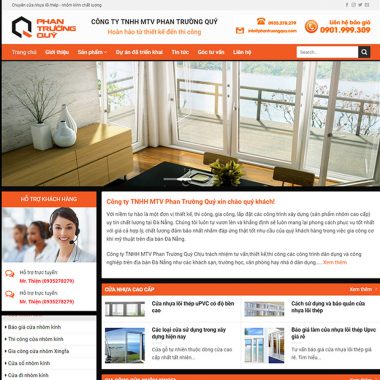 Theme wordpress bán nhôm kính