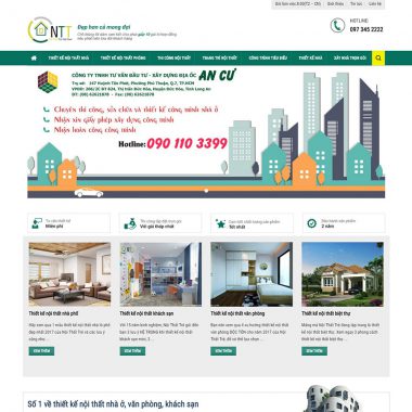 Theme wordpress công ty kiến trúc - xây dựng