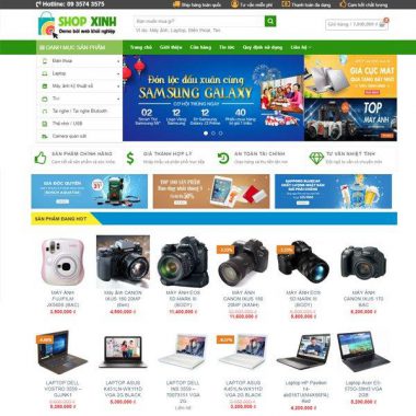 Theme wordpress bán điện thoại