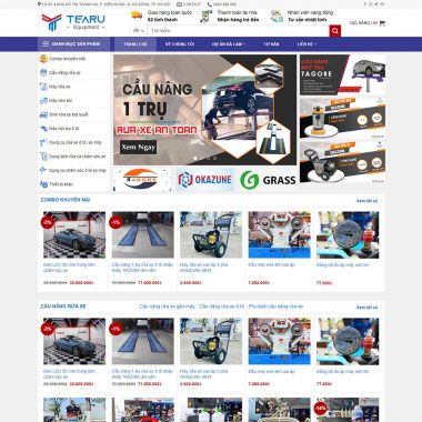 Theme wordpress shop phụ kiện ô tô