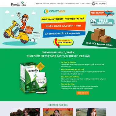 Theme wordpress thuốc tăng cân