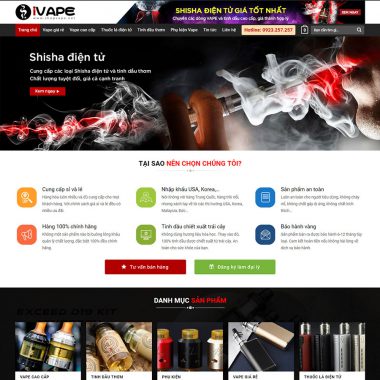 Theme wordpress bán vape
