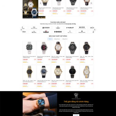 Alternative view of Theme wordpress đồng hồ 04