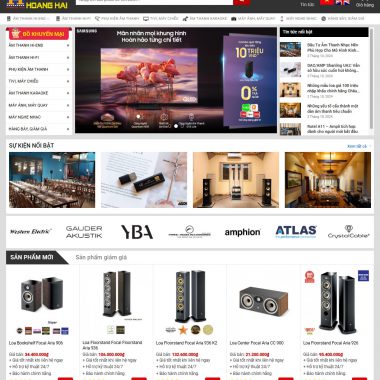 Theme wordpress bán sản phẩm audio âm thanh