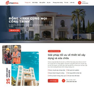 Theme wordpress kiến trúc 07