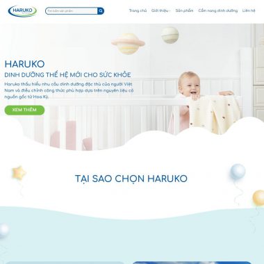 Theme wordpress landing bán sữa 2