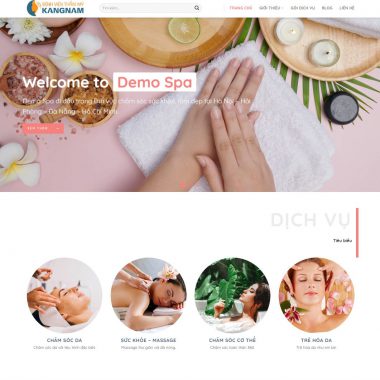 Theme wordpress dịch vụ spa 07