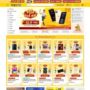 Alternative view of Theme wordpress bán điện thoại 07