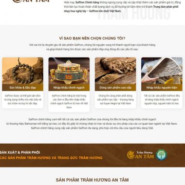 Theme wordpress bán trầm hương đẹp