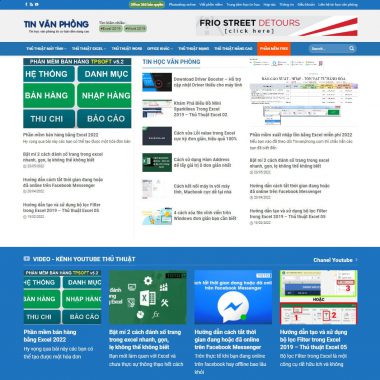 Theme wordpress tin tức - thủ thuật tin học