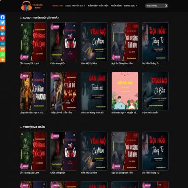 Theme wordpress truyện ma audio