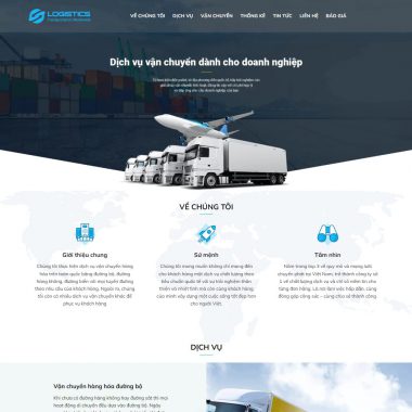 Theme wordpress dịch vụ vận chuyển - giao hàng 02