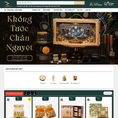 Theme wordpress yến sào 04 - giống thượng đình yến